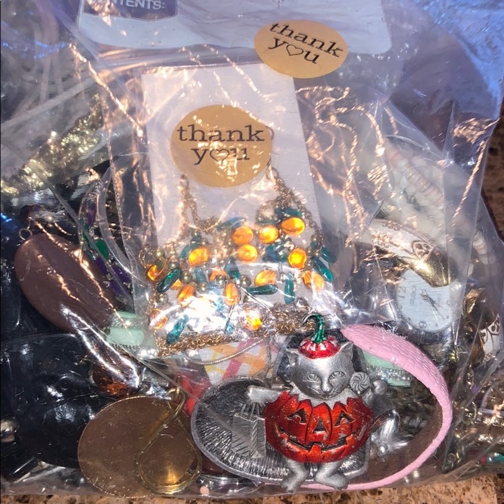 6 lbs. of repurposed jewelry